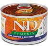 Farmina N&D Pumpkin Grain Free Farmina N&D Pumpkin Canine formula Mini 140 gr - Agnello e Mirtillo - Confezione da 6 pezzi - Cibo Umido per Cani - 1° ORDINE? scegli lo sconto BZR5 / BZR20 + 200 punti fedeltà