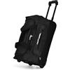 Pacific Gear - Borsone con ruote, per hockey, sport, dimensioni XL, bagaglio con ruote, resistente, 53,3 cm, nero, 21 Inch