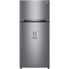 Lg PRONTA CONSEGNA - SPEDIZIONE IMMEDIATA Frigorifero Libera Installazione Doppia Porta Total No Frost Classe E Larghezza 78 cm Wi-Fi Dispenser acqua Inox LG GTF744PZPED