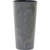 Siena Garden Vaso per piante LOCON Stone grigio effetto cemento, 30 x 57 cm, vaso di plastica con inserto