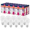 OSRAM Valore a stella a LED Classic LED A40 per socket E27, forma della pera, FR, 470 lumen, bianco freddo, 4000k, sostituzione per lampadine da 40w convenzionali, non dimmerabile, 10 pacchetti