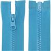 Aerzetix - C63879 - Set di 10 Cerniere Lampo iniettate N°3 65cm separabili - tiretto Decorativo - cursore in Metallo - Colore Blu Marino - Rete Scorrevole Cucito Abbigliamento merceria Giacca