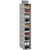 Generic Scarpiera da appendere con 10 ripiani, organizer per scarpe da appendere, per armadi, in tessuto non tessuto, resistente, pieghevole, salvaspazio, per camera da letto, armadio, vestiti, cappelli (1