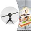 Not specified Ventilatore ologramma LED 3D con connettività WiFi per pubblicità coinvolgenti