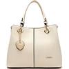 AINUOEY Donna Borse a Mano Borsa a Spalla Elegante Grandi Firmate Marca Tracolla Antifurto PU pelle 73501 1 pz Beige