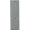 Whirlpool WHK 26404 XP5E - Frigorifero Combinato Libera Installazione, Illuminazione a Led, Tecnologia No Frost, Grigio Larghezza 59,5cm, Profondità 66,3cm, Altezza 203,5cm, Classe Energetica D