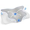 Gaethra Cuscino Cervicale per Dormire Grande, 2 in 1 Cuscino in Memory Foam per Dolore alla Spalla, Cuscino Ortopedico per chi dorme sul Fianco, Sulla Schiena e Sullo Stomaco-63 x 42 cm x 9/12 cm