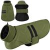CITÉTOILE Cappotto Cane, Cappotto Invernale per Cani, Giacca Antivento per Cani, Cappottino Cane per Escursionismo in Campeggio al Coperto e all'aperto, Verde, Poliestere, XS