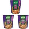 Knorr Fusion Noodles Doner Kebab, Noodles Istantanei Etnici, Pronti in 4 Minuti, Sapore Kebab Speziato con Salsa Piccante - 80 gr (Confezione da 3)