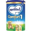 Mellin Comfort 1, Latte in Polvere per Lattanti dalla Nascita al 6° mese compiuto, Confezione da 800g