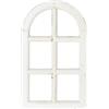 Blümelhuber Specchio da parete decorativo vintage in stile country con mezzo arco - Finestra decorativa boho