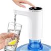 EASY SPEED EASYSPEED Dispenser Acqua con 2 Adattatori Portatile Distributore Acqua Con Pompa Dell'Acqua Elettrica Automatica Con Batteria Ricaricabile USB Da Per Casa,Campeggio Di Viaggio Ufficio,Bianco