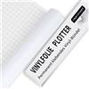 IModeur Vinile adesivo Bianco - Vinile plotter adesiva opaco da 10 piedi (30,5 x 305 cm), Pellicola adesiva per Cricut, Silhouette e tutte le macchine da taglio, Vinili Bianco per tazze, finestre