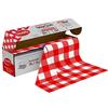 Neatiffy 137,2 cm x 32,9 m Rotolo Di Tovaglie Di Plastica Usa E Getta, Per Picnic, Feste, Banchetti, Red Gingham