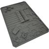 Generic Tavolozza di texture a pennello asciutto per spazzolatura a secco, tema fantasy da tavolo, giochi in miniatura, stampa 3D