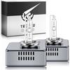 TECTICO D5S Xenon HID Lampadine 25W 12V 6000K Bianco Diamante Ultra Brillante, Sostituzione OEM, Kit di Conversione (2 Lampade)