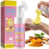 BoloShine Detergente Viso All'Acido Kojico Della Curcuma, Kojic Acid and Turmeric Mousse Cleanser, Combattere l'acne, Esfoliante, Equilibrare L'olio e L'acqua Della Pelle