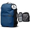 Airback Zaino Sottovuoto Viaggio - 22-48L, Zaino con Sottovuoto, Bagaglio a Mano per Cabina, Zaino Viaggio Leggero, Espandibile, Comodo e Resistente All'acqua, Blu