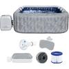 Bestway 6001Q Minipiscina idromassaggio gonfiabile San Francisco Lay-Z-Spa AirJet con app