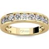 Jeulia Anello Donna in Argento 925 con Zirconi Cubici, Fede Eternity Classica, Anello in Oro con Tre Pietre Ovali, Set Anelli Fidanzamento Matrimonio Promessa Regalo Donna