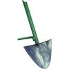 TTAMG Vanga Forgiata con Manico Ferro - Pala (Flat Shovel) Verde Metallo