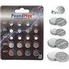 PoundMax 20 batterie alcaline miste AG1 AG3 AG4 AG10 AG13 PoundMax