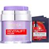 L'Oreal Paris L'Oréal Paris Revitalift Filler Crema-Gel Rimpolpante con Acido Ialuronico 50ml + Revitalift Laser Siero Tri-Peptidi Anti-Età con Acido Ialuronico e Vitamina C Bundle Routine - Set da 4