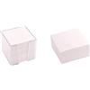 D.RECT 9461, Portamemo con Foglietti Bianchi, 85x85x80mm & 009456, Cubo Foglietti Bianchi, Formato 85x85x40mm