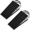 Ginddy Ferma Porta da Pavimento,2 PCS Fermaporta in Gomma Antiscivolo Fermaporta Resistenti con Cuneo per Impieghi Gravosi Adatta a Tutti i Tipi di Pavimento Perfetto per Porte Pesanti Ufficio Domestico