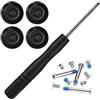 EBOOT Set di 4 piedini in gomma con viti e cacciaviti, per Apple MacBook Pro A1278 A1286 A1297 13 15 17 (non per display Retina)