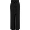 ONLY Onlpakja Life AOP Belt Pants Wvn Pantaloni Taglio Largo con Cintura in Vita, Nero, XL Donna