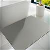 Dolic Tappetino da bagno in gomma, antiscivolo, sottile, assorbente, asciugatura rapida, resistente alle macchie, facile da pulire, grigio chiaro, 60x90 cm