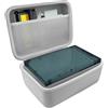 Khanka per Liene Amber M100/M200 Stampante Fotografica Portatile per Smartphone(10x15cm) custodia rigida con tasca a rete per accessori Liene DHP513 4x6'', solo custodia (Grigio)