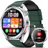 Lgnitek Smartwatch ECG,1.43 AMOLED Orologio 𝐆li𝐜𝐞𝐦𝐢𝐚,Monitoraggio ECG+HRV/Lipidi/Acido Urico/BMI, Chiamate+SOS Aiuto, 24H Pressione Sanguigna/SpO2/Sonno/Frequenza Cardiaca, IP68 IOS Android