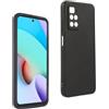 REY Cover in Gel TPU Nera per XIAOMI REDMI 10-10 Prime - 10 2022, Ultra Sottile 0,33 mm, Morbido Flessibile, Custodia Silicone