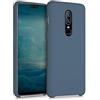 kwmobile Cover per OnePlus 6 Custodia - Back Case per Smartphone in Silicone TPU - Protezione Gommata - ardesia scuro