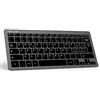 TECKNET Tastiera Wireless PC, Tastiera Senza Fili per Windows e Android Smart TV, Durata della Batteria Molto Lunga, Layout Italiano QWERTY, Silenzioso e Ultra Sottile, Grigio