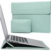HYZUO 15-16 Pollici Custodie per PC Portatile Borsa con Funzione Stand per MacBook Pro 16 M4/M3/M2/M1 2025-2019, XPS 15, MacBook Pro 15 2015-2012, Samsung Galaxy Book Flex 15, Verde Menta