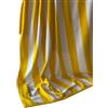 Ischia Tessile Ricami De Vivo Telo Mare righe in spugna cotone morbidissima, Doppia Faccia, Personalizzabile con Ricamo nome o frase, Multicolore di grandi dimenzioni (Giallo)