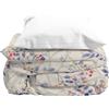 HOME ZEN HOUSEHOLD LINEN Trapuntino Estivo Double Face ART LOTUS, Copriletto 100g, Disponibile 150x250 / 200x250 /250x250 cm (FLOWER BEIGE, SINGOLO)