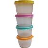 Tupperware - Contenitore multiuso in plastica da 120 ml (confezione da 4, multicolore)
