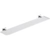 Gedy Mensola bagno 57cm Gedy con ripiano vetro satinato e supporti in accio inox cromato | Colorado