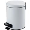 Gedy Portarifiuti 3LT in acciaio inox bianco opaco | Potty