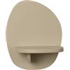 Ferm Living - Mensola a muro Pilu - Beige - Pannelli in fibra di legno