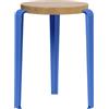 TIPTOE - Sgabello Lou - Blu - Acciaio termolaccato - Designer Gregory Cibert