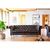 PIB Grande divano in pelle chesterfield Jahn Jahn