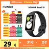 Honor Versione globale Honor Band 10 Smart Band Bordo curvo Design Salute mattutina 1,57 pollici schermo AMOLED 5ATM Resistenza all'acqua Bluetooth5.3 - Nero