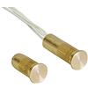 CSA - Contatto magnetico CSA da incasso corto in ottone - CSA 414-CTF