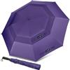 ZOMAKE 62 Pollici Extra Large Compatto Ombrello Da Golf,Resistente Al Vento Ombrello Pieghevole Portatile Per I Viaggi,Ombrelli Uomini Donne Doppia Calotta Ventilato(Viola)