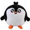 I-TOTAL® - Cuscino Morbido squishy in memory foam 14 cm diametro, squishy pillow ideale come regalo (PENGUIN)